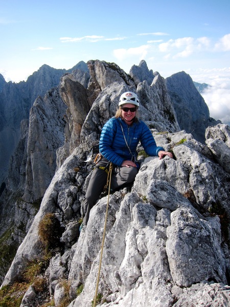 Alte Südwand:  summit ridge