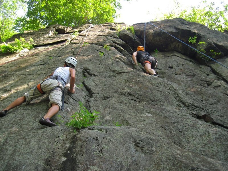 Clients on 2 Lead Wall routes.