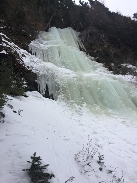 Upper steep section on the left side of UG