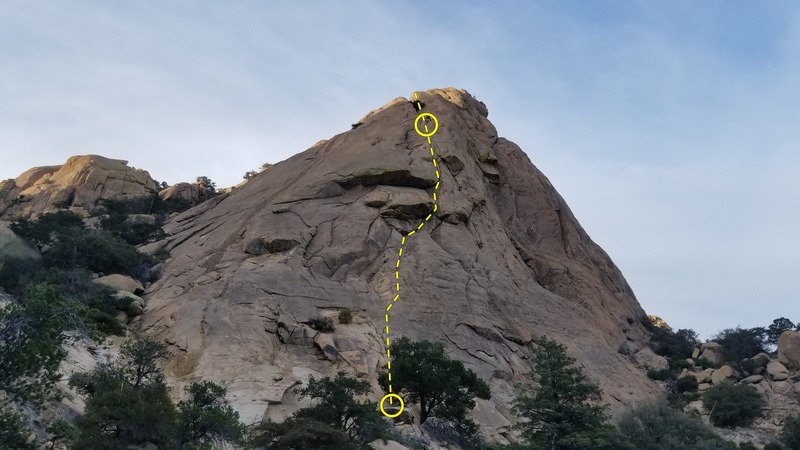 The Waterfall Cracks route