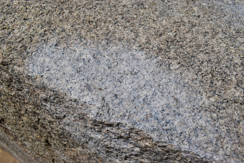 The incredibly small hold on the arete that is matched.
