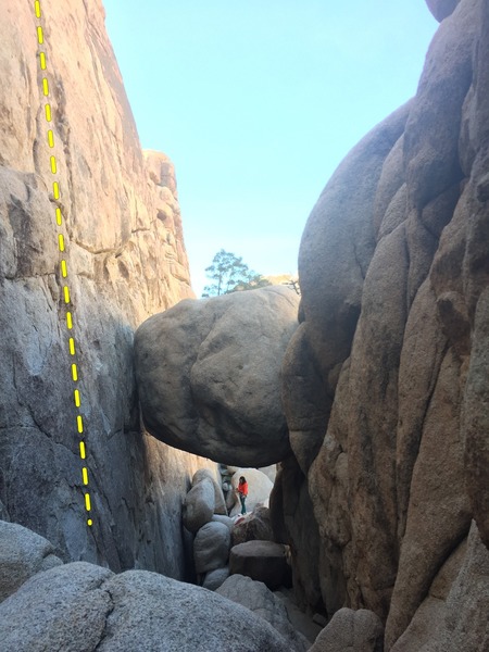 the start of the route
