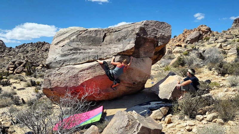 Sarah on Desert Teflon
