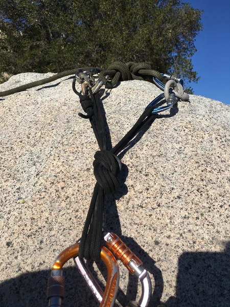 Finished anchor after hand bolting the last hole.. bomber!