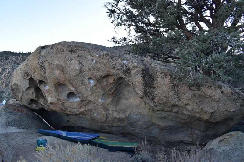 The overhang.