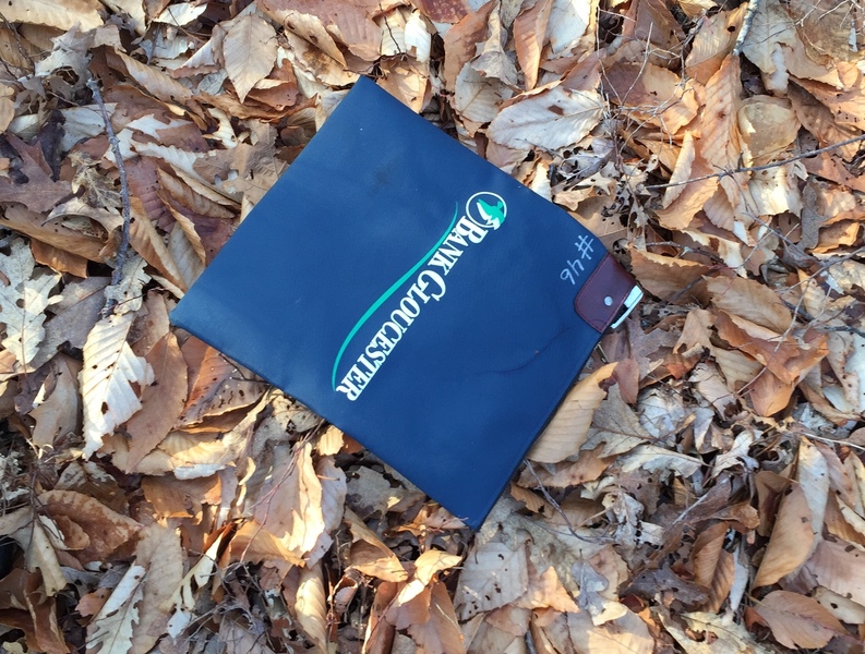 A discarded locking bank deposit pouch unfortunately empty. Gotta love Dogtown!