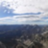 The summits of the Lost River Range; pano of the view to the southeast-southwest from the summit of Mt Borah. - July, 2016