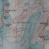 Archduke Trio map (1km/grid square; declination 21deg East of Grid north)