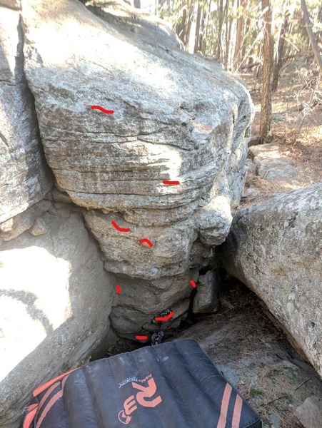 The route (close enough).