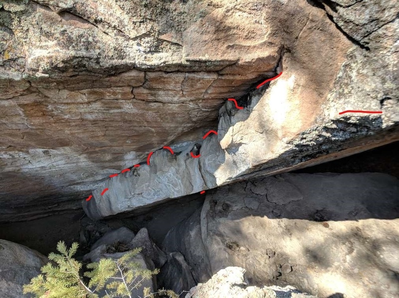 The route (close enough).