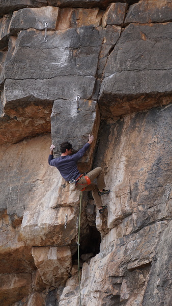Jon gets his hug on for the much coveted second ascent.