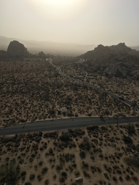 View of the RHV parking loop