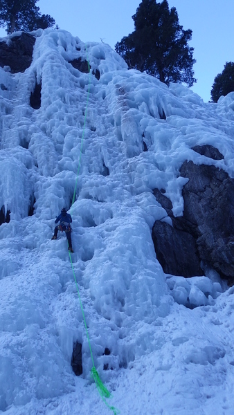 South Park's "Cartman's Mom", WI5, 30m (98 feet), Ouray, CO. One of the higher rated routes in the South Park area. Nice route.
