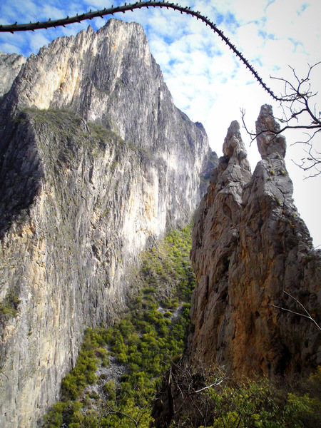 Outrage Wall, a well-named formation.