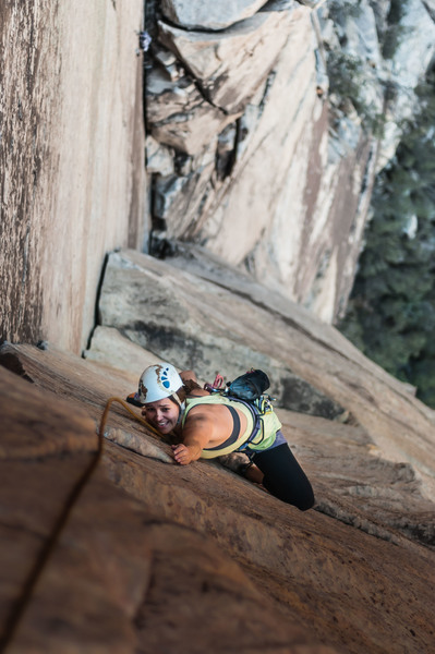 Léa on the last pitch