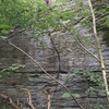 Base of the Clinger Crack visible from the trail