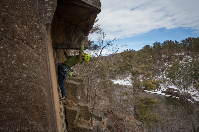 Climber Anthony Johnson
<br>
Photo by Kristina Suorsa