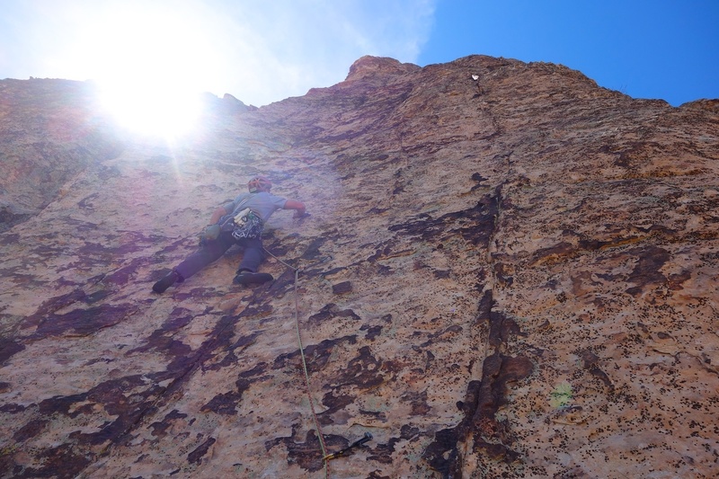 Pitch 10. Steep but juggy. So fun.