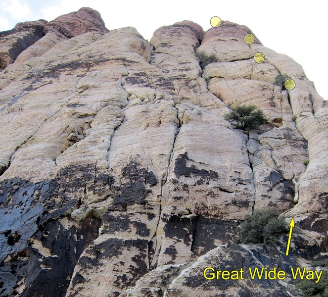 The line of Great Wide Way