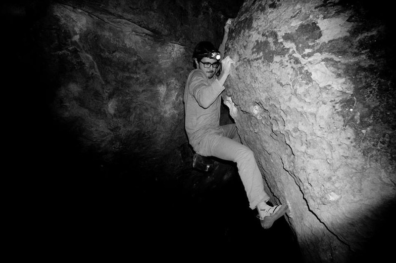 Night Climbing in the ice caves!