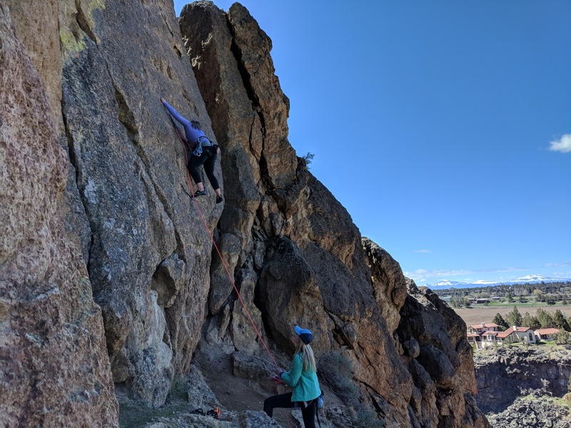 Marie cruising a little too quickly to catch the sunset on Sunset Slab