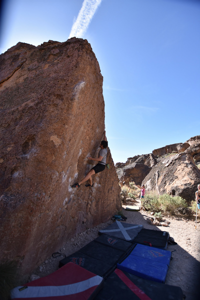 Ben Dulken staying tight at the crux