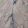 Got the redpoint on my second attempt of this route. The crack gloves were not needed, and only made it harder.