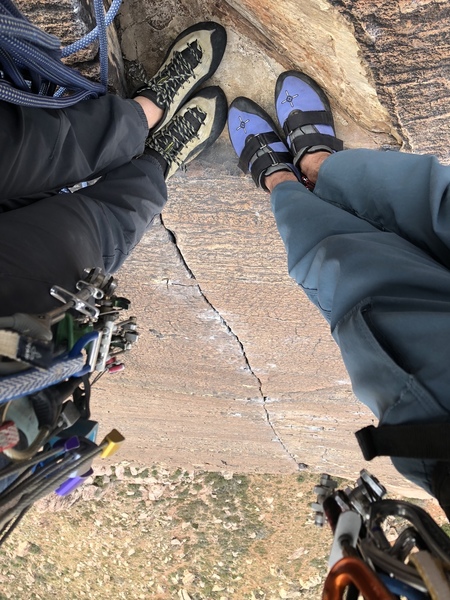 Looking down at Pitch 5.