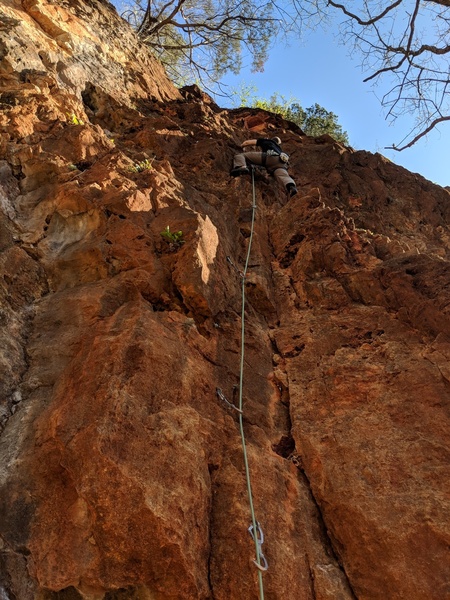 Derick working the dihedral