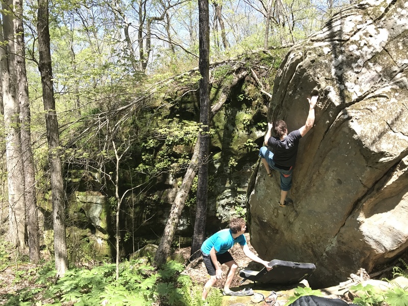 Towards the top