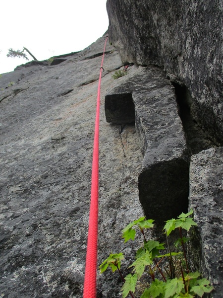 "Hatchet block" at the start of the Hyperspace corner.