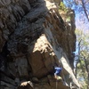 Started on Electric Sky (12a) as it was supposed to be my warm up and first ever route at the obed and ended on tarantella at the anchors. Accidentally got on this route since the Guide Book has it incorrectly listed.