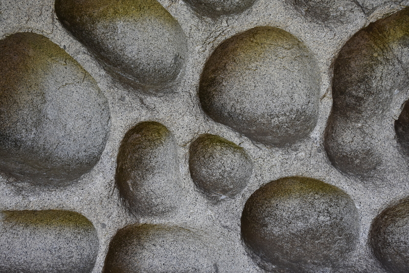 Very interesting rocks. Some boulders are shaped like eggs on the outside but on the inside they are like this. Pretty cool!