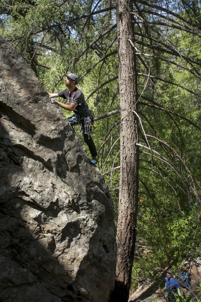 Pitch one on the East Edge (photo: Melissa Vilardo).