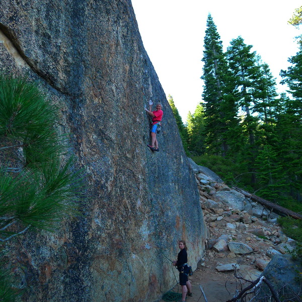 Mike A. on, Squeeze Job. 5.10d/11a
