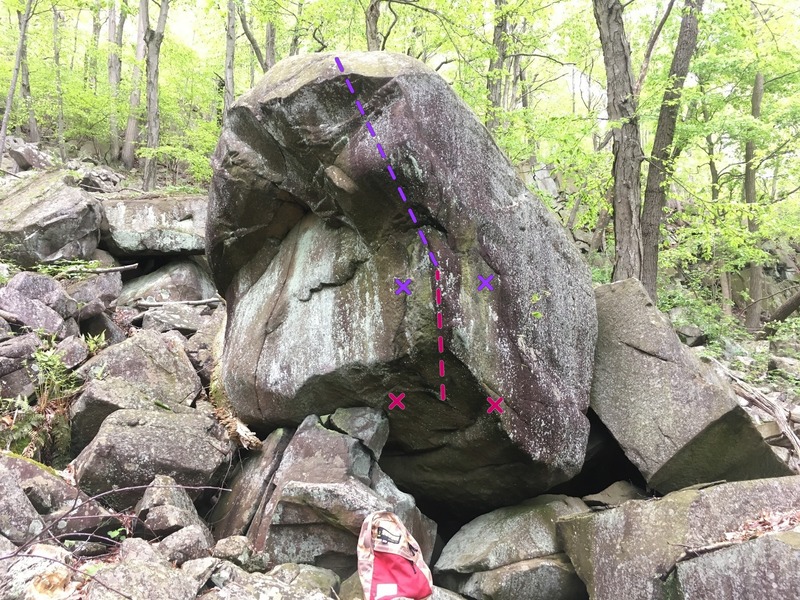 Stand in purple, project in pink.