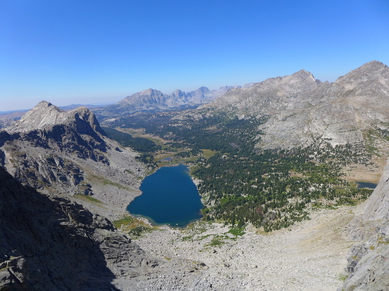 view from somewhere between Overhanging Tower and Shark's Nose