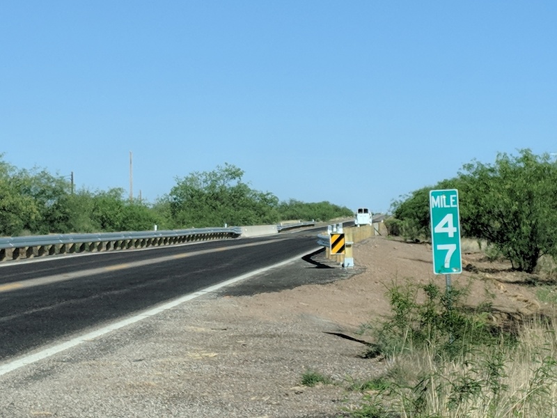 Park at mile marker 47