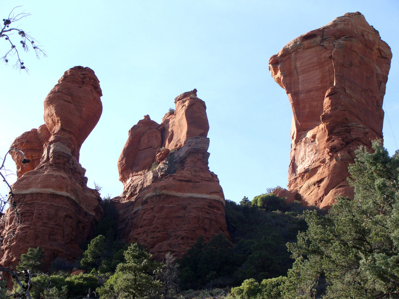 Tomahawk Tower from the approach.