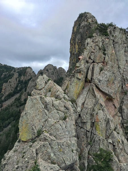 The ridge above Pitch 4