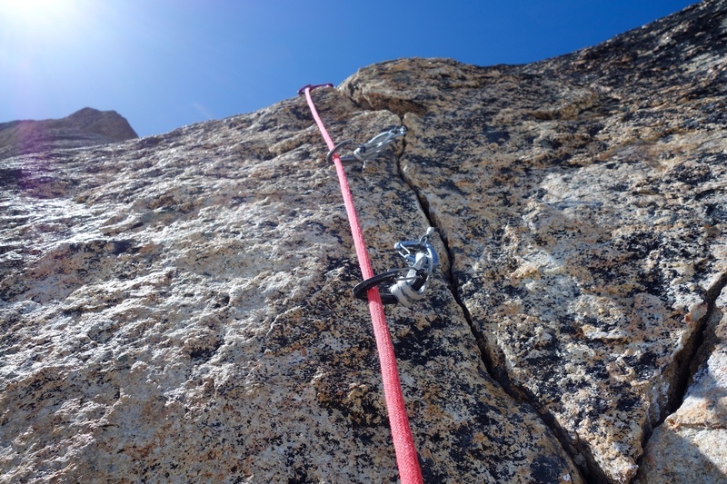 Steep fingers on Pitch 6.