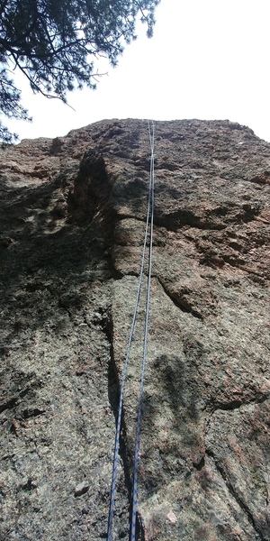 Showing the start of the route.