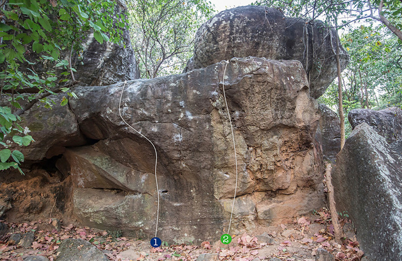 Unerface boulder