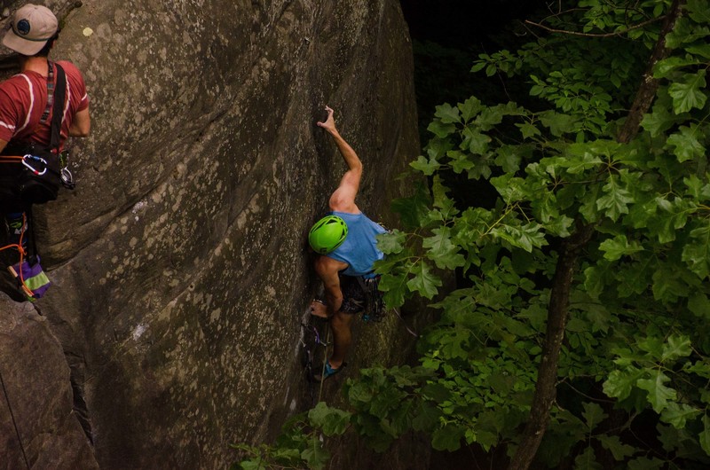 Luke squeezing the poor pinch in non-ideal conditions