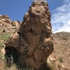 southwest side of owl tail boulder