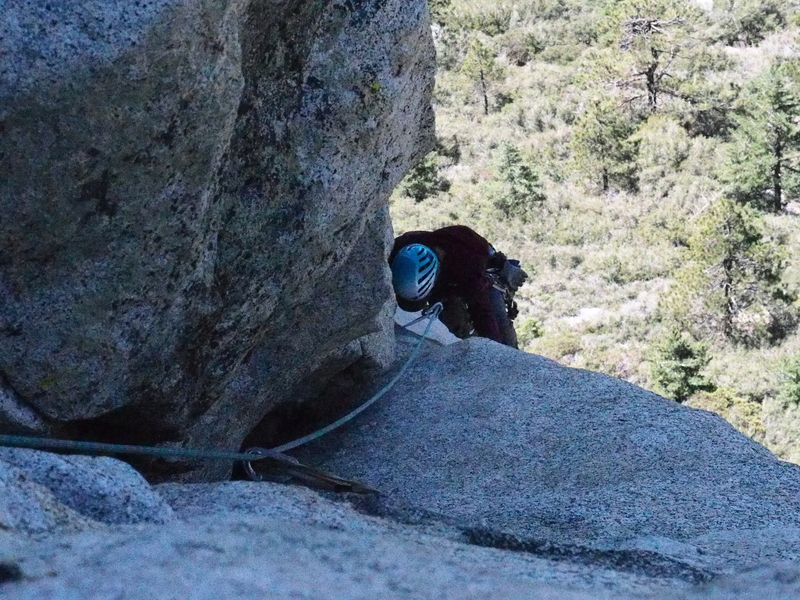 Jensen's Jaunt Pitch 3 crux