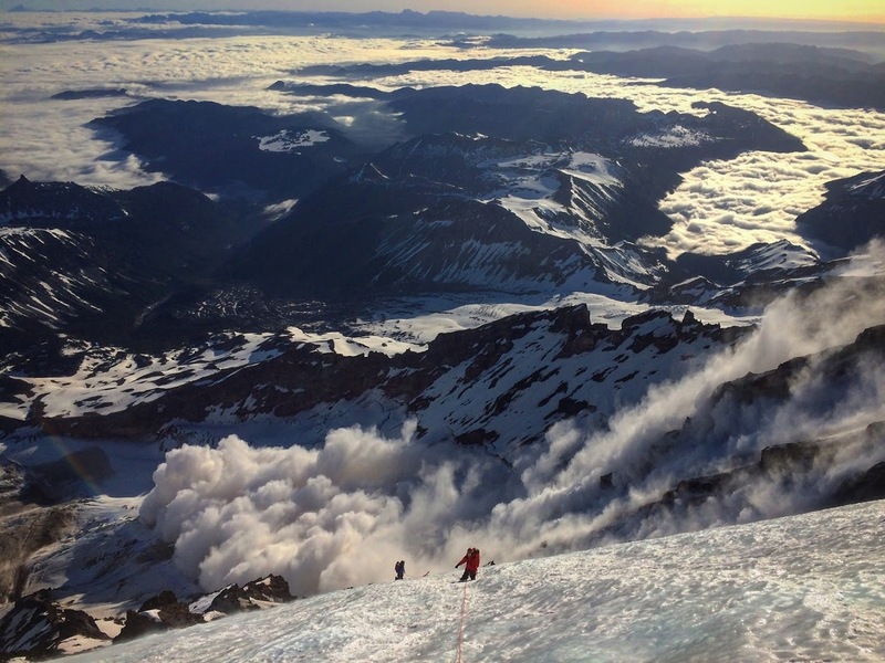 Avalanche from the Willis Wall, May 2018. Photo by Kyle