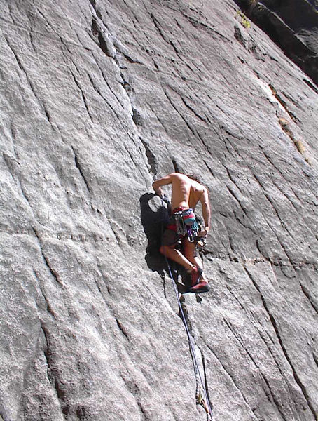 Charles Milligan on the 5 star Valley classic, Ten Years After 5.10d