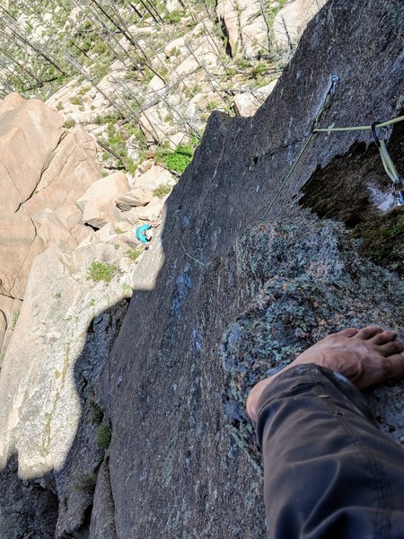 Greg Miller following pitch 1 on our FFA.