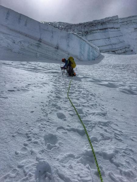 Just below the shrund